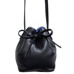 Polo Ralph Lauren Mini Leather Bucket Bag Women's Black “sample”